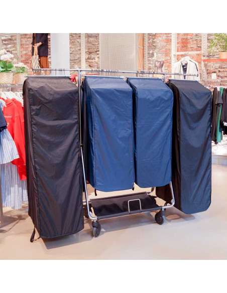 Blauer Kleidersack mit zentraler Öffnung  64,00 € Kollektionssack - Schutzhülle für Kleidung